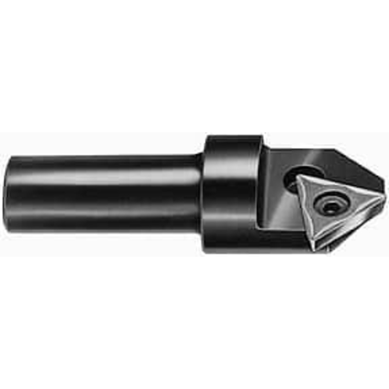 APT 3/4 Max Diam, 1/2 Shank Diam, 100 Included Angle, Indexable Countersink Uses 1 Triangle TPGH 321 Insert CC100 – 72459308
