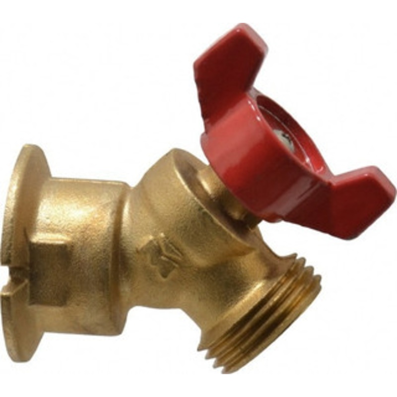 B&K Mueller 3/4 Pipe, Brass Sillcock Tee Handle, FNPT x GHT End Connections, 125 psi WOG Rating 108-054HN – 65177495