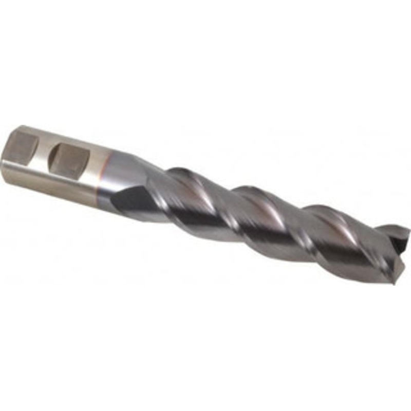 Cleveland 1, 4 LOC, 1 Shank Diam, 6-1/2 OAL, 3 Flute, Powdered Metal Square End Mill Single End, TiCN Finish, Spiral Flute, 42 Helix, Centercutting, Right Hand Cut, Right Hand Flute, Series PM-539R C40366 – 00394601