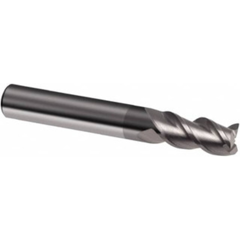 Guhring 1/4, 3/4 LOC, 1/4 Shank Diam, 2-1/2 OAL, 3 Flute, Solid Carbide Square End Mill Single End, Uncoated, Spiral Flute, 39/40/41 Variable Helix, Centercutting, Right Hand Cut, Right Hand Flute, Series 4265 9042650063500 – 53717138