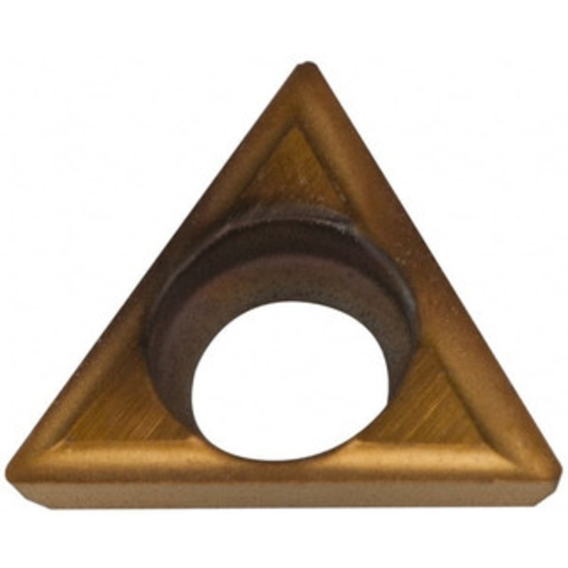 Hertel TDHH12807505 HP520B Carbide Boring Insert TiN Finish, 60 Triangle, 0.007 Corner Radius, 5/32 Inscribed Circle, 3/64 Thick, 15 Relief Angle H06061352 – 74161274