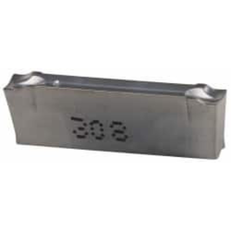 Iscar DGN 3102J IC-308 Carbide Cutoff Insert TiCN Finish, 0 Neutral Lead Angle, 3.1mm Cutting Width, 0.2mm Corner Radius, Series Do-Grip 6090336 – 52700515