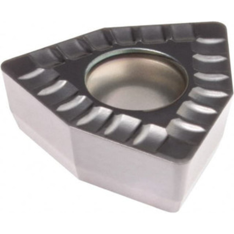 Kennametal DFT030204MD KCU40 Carbide Indexable Drill Insert TiN/TiAlN Finish, 6mm Inscribed Circle, 2.45mm Thick, 1/64 Corner Radius, Neutral Cut, 84 Trigon 5065664 – 58498627