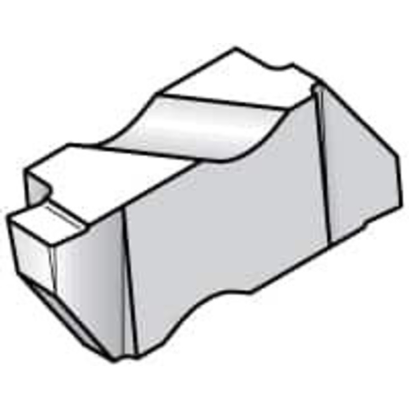 Kennametal NGP3125R K68 Carbide Grooving Insert Uncoated, RH, 3.18mm Cutting Width, 3.81mm Max Depth, Series Top Notch 1114666 – 01980226