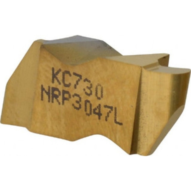 Kennametal NRP3047L KC730 Carbide Grooving Insert TiN Finish, LH, 2.39mm Cutting Width, 3.81mm Max Depth, Series Top Notch 1114269 – 08445231