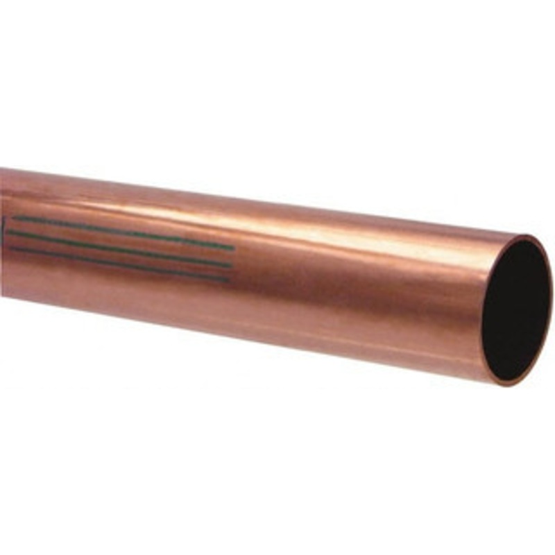 Mueller Industries 10 ft. Long, 3-1/8 OD x 3 ID, Grade C12200 Copper Water (K) Tube 0.109 Wall Thickness, 4 Ft/Lb KH30010 – 84677525