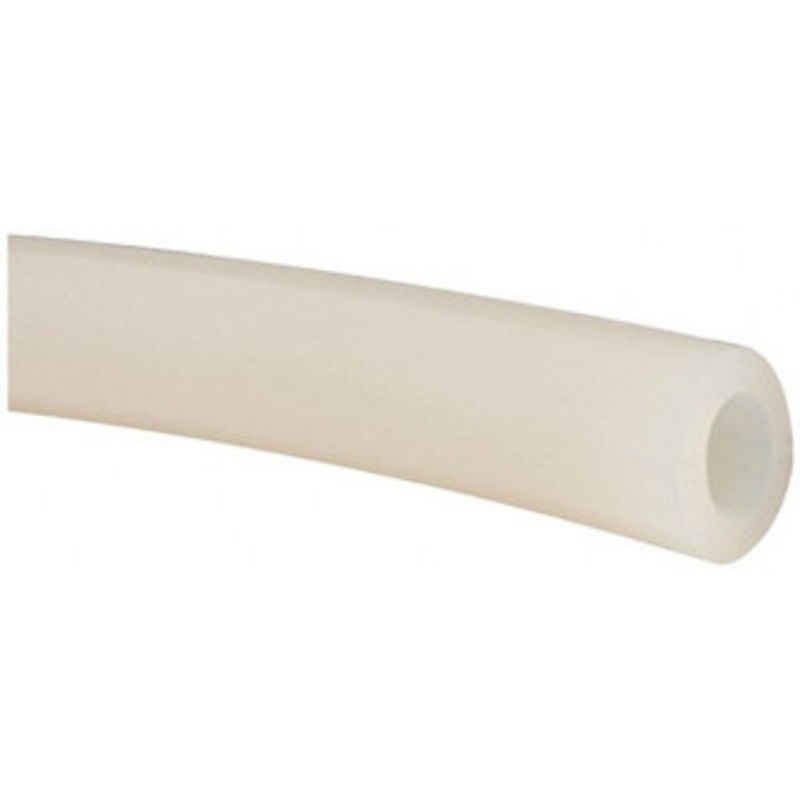 NewAge Industries 1/2 ID x 13/16 OD, 3/16 Wall Thickness, Cut to Length (100 ft. Standard Length) Silicone Tube Natural, 10 Max psi, 50 Shore A Hardness 2802548-100 – 48461081