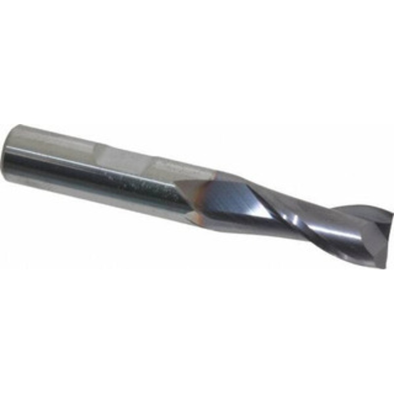 Niagara Cutter 3/8, 7/8 LOC, 3/8 Shank Diam, 2-1/2 OAL, 2 Flute, Solid Carbide Square End Mill Single End, TiAlN Finish, Spiral Flute, 30 Helix, Centercutting, Right Hand Cut, Right Hand Flute, Series CNC230 17005571 – 36704948