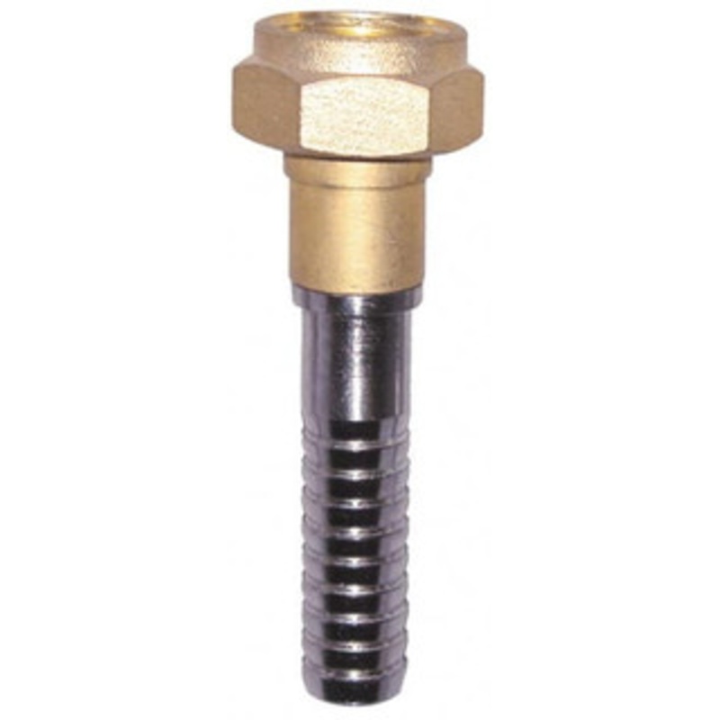 SuperKlean 3/4 FGHT x 5/8 Hose Barb, FGHT x Hose Barb Swivel Brass & Stainless Steel 8-FGHT5/8-B – 86160561