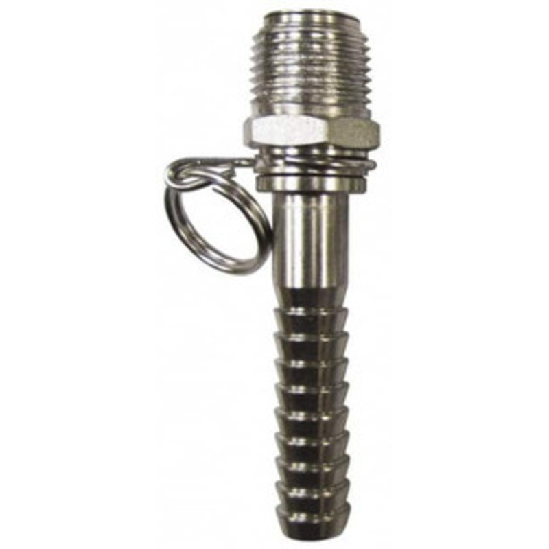 SuperKlean NPT x 1/2 Hose Barb, Swivel Hose Adapter Stainless Steel 8-1/2-S – 86160611