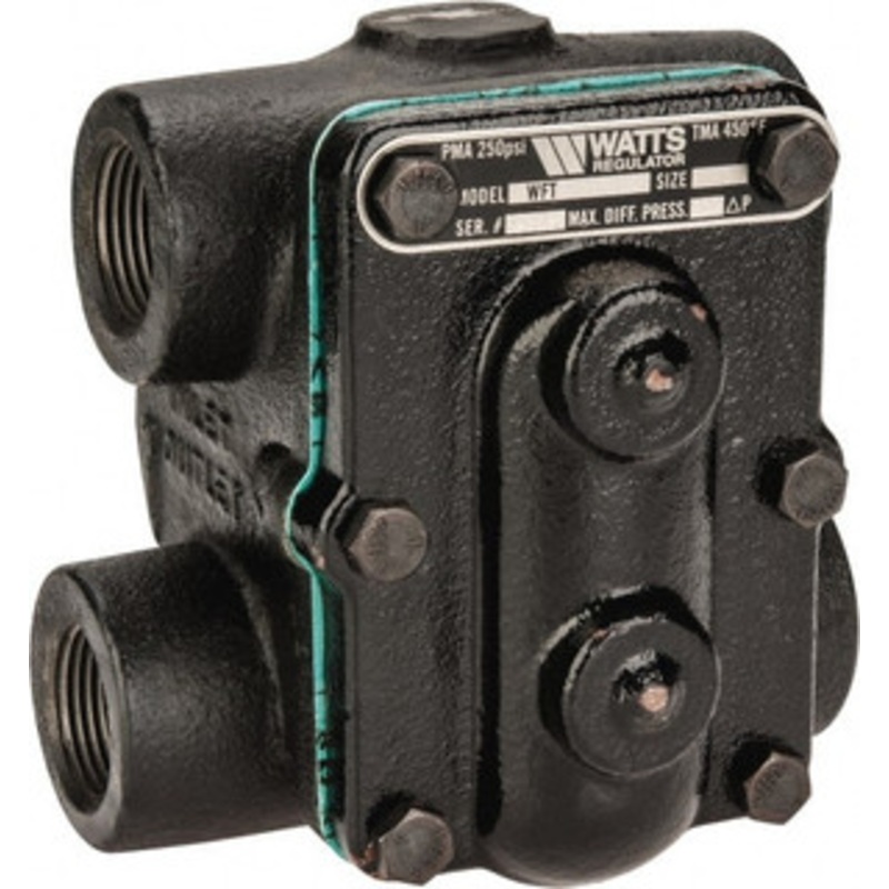 Watts 4 Port, 1 Pipe, Cast Iron Float & Thermostatic Steam Trap 30 Max psi 0037110 – 00418731