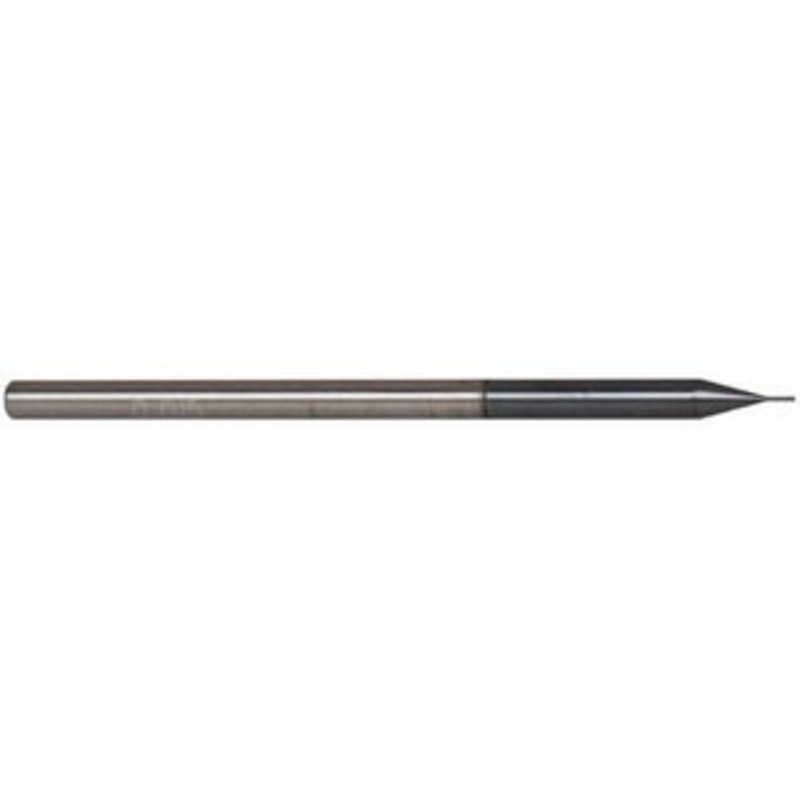 Accupro 0.015, 0.022 LOC, 1/8 Shank Diam, 2-1/2 OAL, 3 Flute, Solid Carbide Square End Mill Single End, AlTiN Finish, Spiral Flute, 30 Helix, Centercutting 6500977 – 58747163