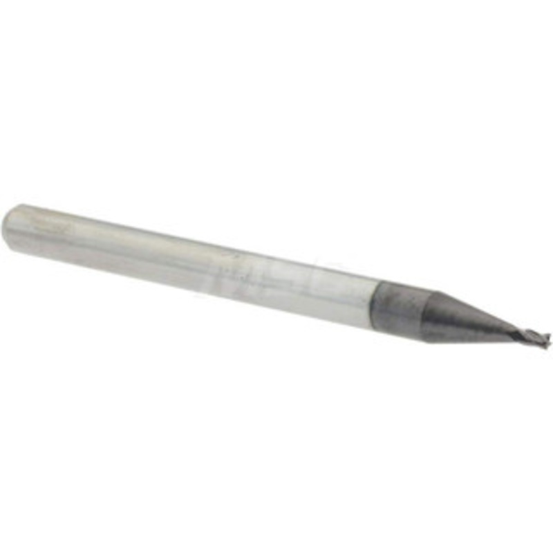 Accupro 0.038, 0.057 LOC, 1/8 Shank Diam, 1-1/2 OAL, 4 Flute, Solid Carbide Square End Mill Single End, AlTiN Finish, Spiral Flute, 30 Helix, Centercutting, Right Hand Cut, Right Hand Flute, Series Miniature 6502304 – 62777800