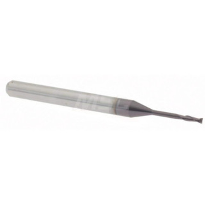 Accupro 0.04, 0.12 LOC, 1/8 Shank Diam, 1-1/2 OAL, 2 Flute, Solid Carbide Square End Mill Single End, AlTiN Finish, Spiral Flute, 30 Helix, Centercutting, Series Miniature 6500684 – 64535859