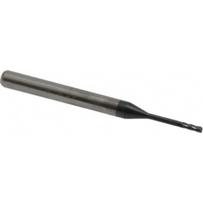 Accupro 0.045, 0.135 LOC, 1/8 Shank Diam, 1-1/2 OAL, 4 Flute, Solid Carbide Square End Mill Single End, AlTiN Finish, Spiral Flute, 30 Helix, Centercutting, Series Miniature AP64535248 – 64535248