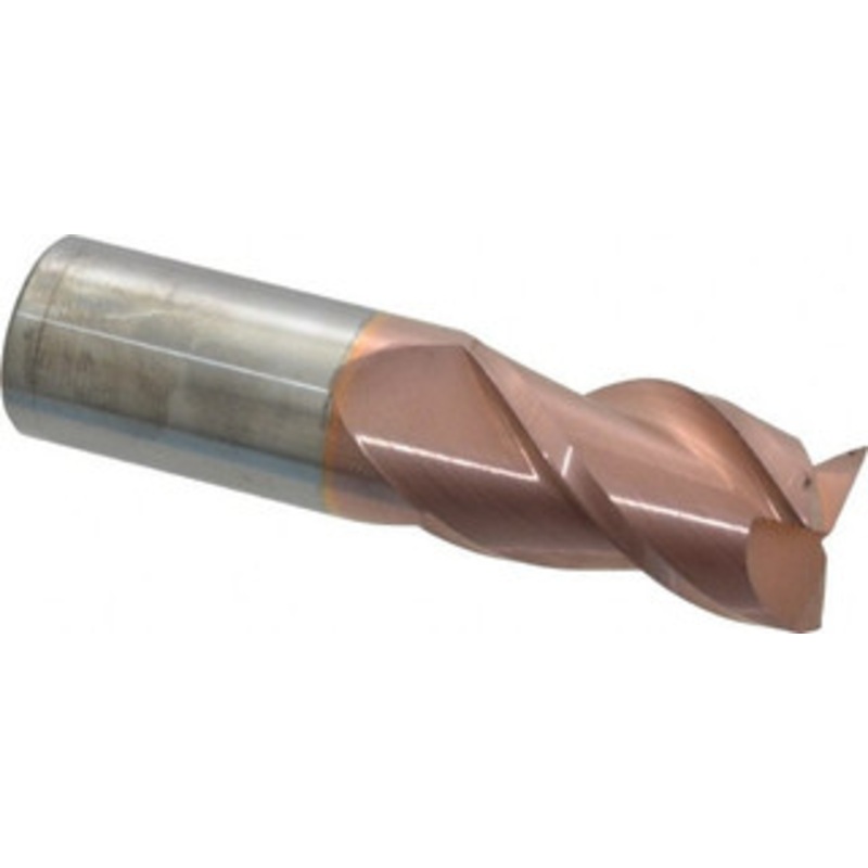 Accupro 1, 1-3/4 LOC, 1 Shank Diam, 4 OAL, 3 Flute, Solid Carbide Square End Mill Single End, TiCN Finish, Spiral Flute, 40 Helix, Centercutting, Right Hand Cut, Right Hand Flute 12181869 – 09798976