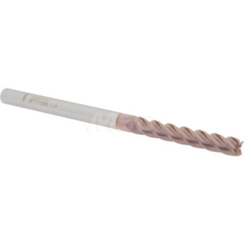 Accupro 1/4, 1-1/2 LOC, 1/4 Shank Diam, 4 OAL, 4 Flute, Solid Carbide Square End Mill Single End, TiCN Finish, Spiral Flute, 40 Helix, Centercutting, Right Hand Cut, Right Hand Flute 12183233 – 07771520