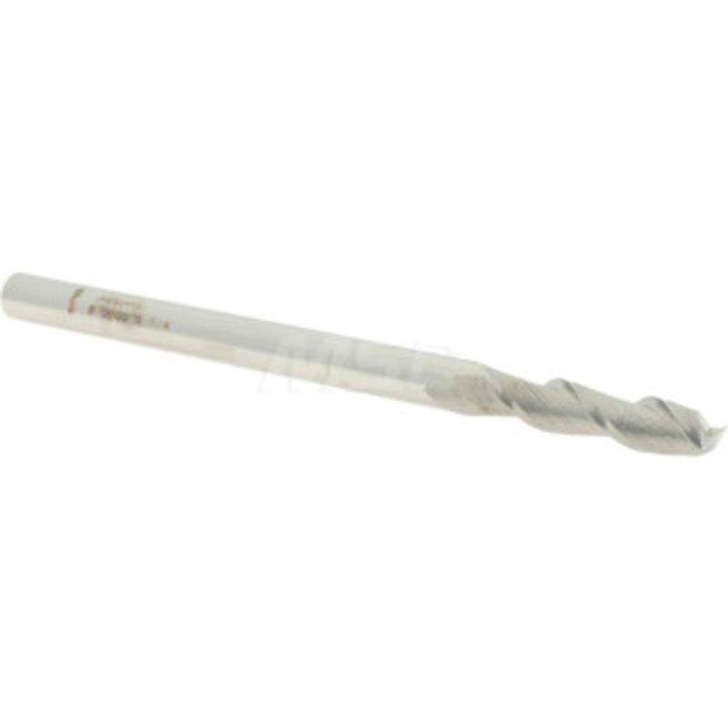 Accupro 1/4, 1 LOC, 1/4 Shank Diam, 4 OAL, 2 Flute, Solid Carbide Square End Mill Single End, Uncoated, Spiral Flute, 40 Helix, Centercutting, Right Hand Cut, Right Hand Flute 12181809 – 87809976
