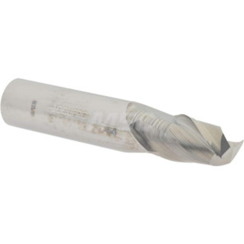 Accupro 29/64, 5/8 LOC, 1/2 Shank Diam, 2-1/2 OAL, 2 Flute, Solid Carbide Square End Mill Single End, Uncoated, Spiral Flute, 40 Helix, Centercutting, Right Hand Cut, Right Hand Flute 12181683 – 07765159