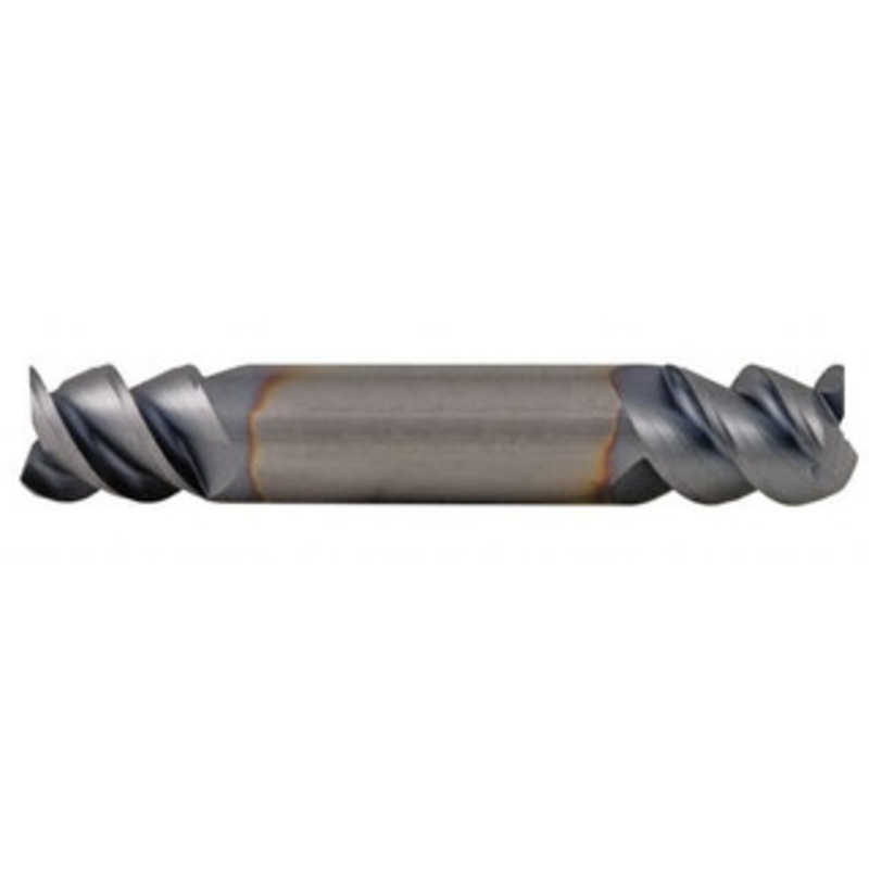 Accupro 3/16, 5/16 LOC, 3/16 Shank Diam, 2 OAL, 3 Flute, Solid Carbide Square End Mill Double End, TiCN Finish, Spiral Flute, 60 Helix, Centercutting, Right Hand Cut, Right Hand Flute 360DE1875C4 – 73514069