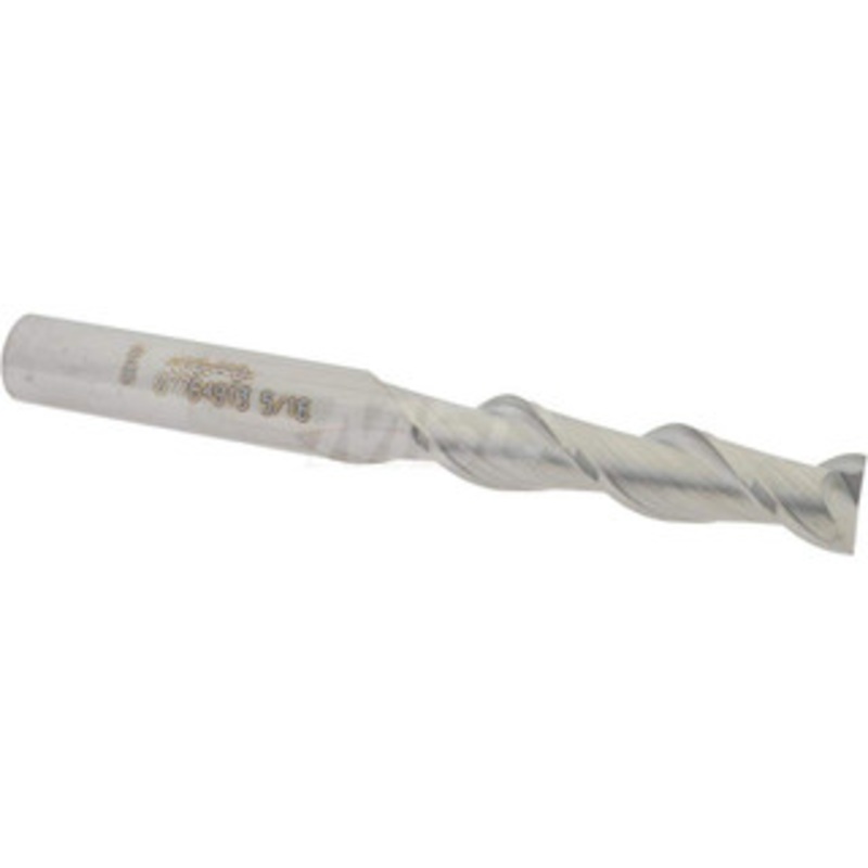 Accupro 5/16, 1-3/8 LOC, 5/16 Shank Diam, 3 OAL, 2 Flute, Solid Carbide Square End Mill Single End, Uncoated, Spiral Flute, 40 Helix, Centercutting, Right Hand Cut, Right Hand Flute 12181788 – 07764913