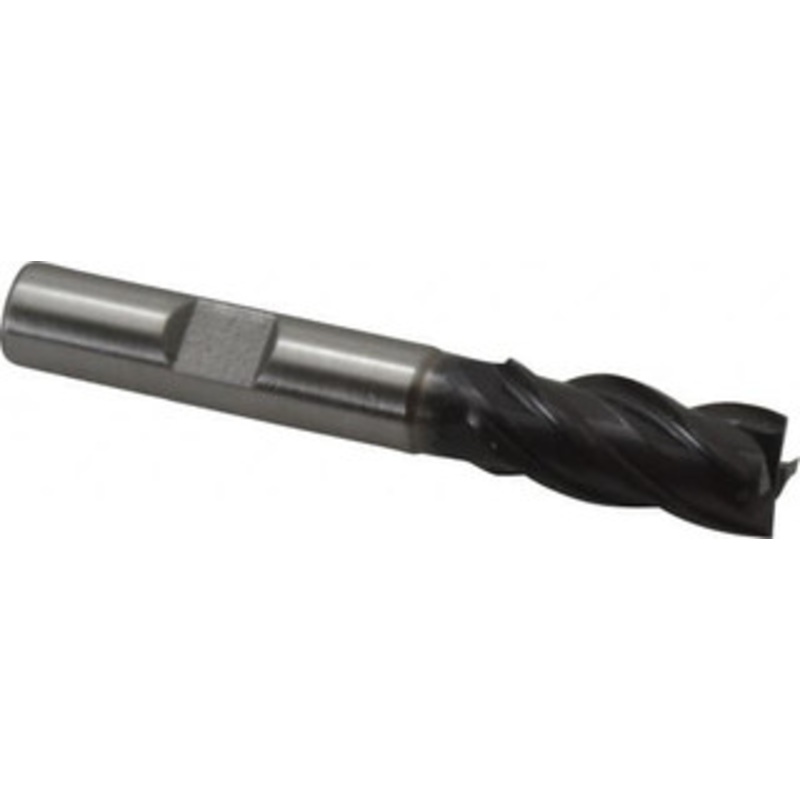 Accupro 7/16, 1 LOC, 3/8 Shank Diam, 2-11/16 OAL, 4 Flute, Powdered Metal Square End Mill Single End, TiAlN Finish, Spiral Flute, Variable Helix, Centercutting, Right Hand Cut, Right Hand Flute 39437 – 55172241