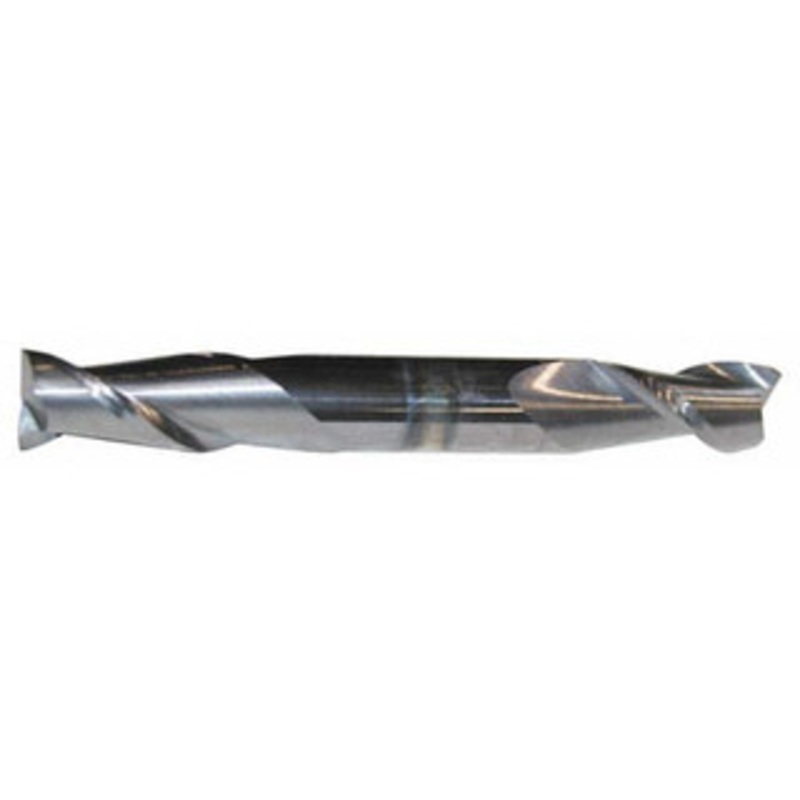 Accupro 7/16, 9/16 LOC, 7/16 Shank Diam, 2-3/4 OAL, 2 Flute, Solid Carbide Square End Mill Double End, AlTiN Finish, Spiral Flute, 40 Helix, Centercutting, Right Hand Cut, Right Hand Flute 12185109 – 09420522