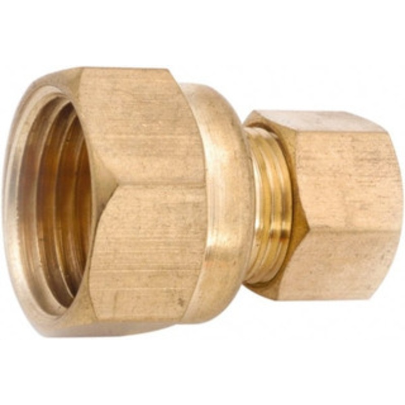 Anderson Metals 1/8 Tube OD x 1/8 NPT Brass Compression Tube Female Connector Comp x FNPT Ends, 400 Max psi 750066-0202 – 55507750