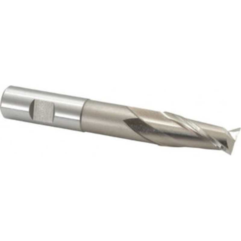 Cleveland 3/4, 1-5/8 LOC, 3/4 Shank Diam, 5-1/4 OAL, 2 Flute, High Speed Steel Square End Mill Single End, Uncoated, Spiral Flute, 30 Helix, Centercutting, Right Hand Cut, Right Hand Flute, Series HGN-2 C41787 – 87398954