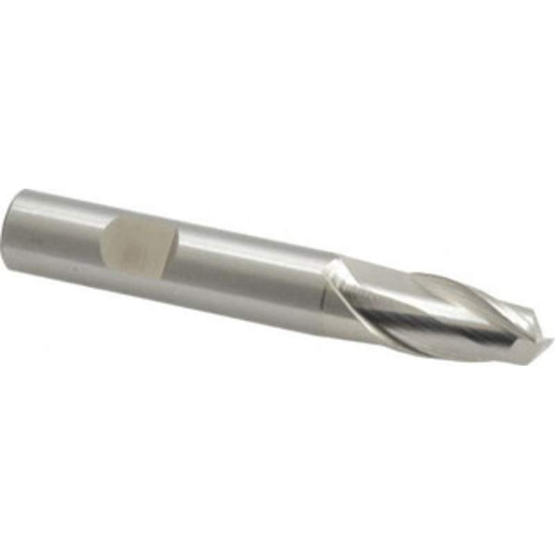 Cleveland 31/64, 13/16 LOC, 1/2 Shank Diam, 3-1/4 OAL, 2 Flute, High Speed Steel Square End Mill Single End, Uncoated, Spiral Flute, 30 Helix, Centercutting, Right Hand Cut, Right Hand Flute, Series HG-2 C33746 – 87392858