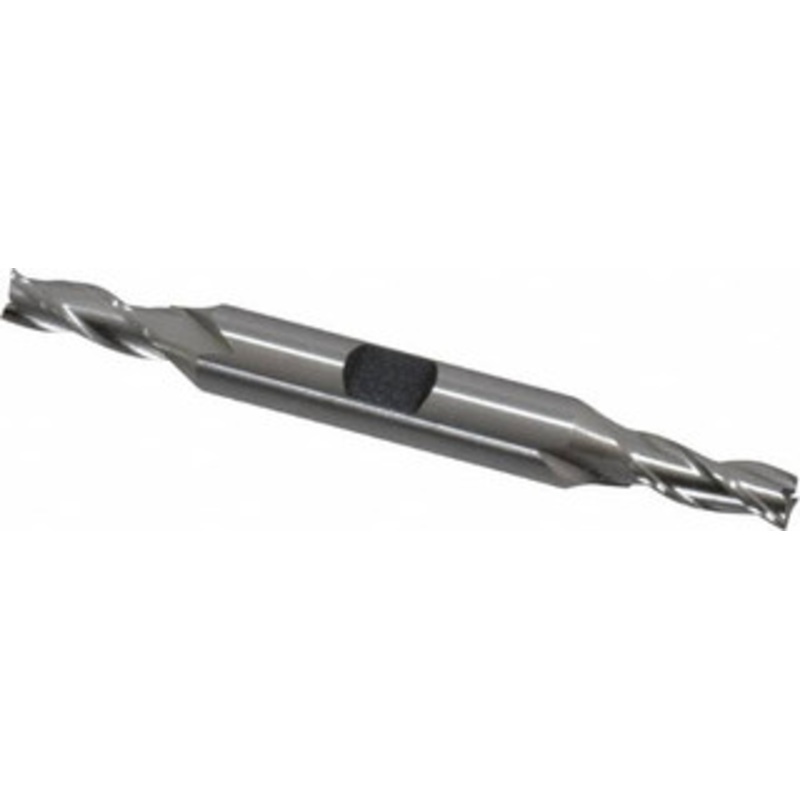 Hertel 1/4, 5/8 LOC, 3/8 Shank Diam, 3-3/8 OAL, 3 Flute, High Speed Steel Square End Mill Double End, Uncoated, Spiral Flute, 30 Helix, Centercutting, Right Hand Cut, Right Hand Flute E1052016 – 87151098