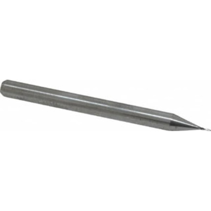 KYOCERA 0.016, 0.048 LOC, 1/8 Shank Diam, 1-1/2 OAL, 2 Flute, Solid Carbide Square End Mill Single End, Uncoated, Spiral Flute, 30 Helix, Centercutting, Right Hand Cut, Right Hand Flute, Series 1610 00822 – 09256082