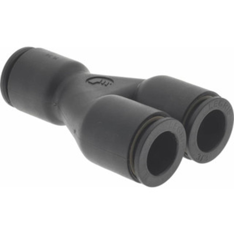 Legris 3/8 Outside Diam, Nylon Push-to-Connect Tube Union Y 290 Max psi 3140 60 00 – 06475651
