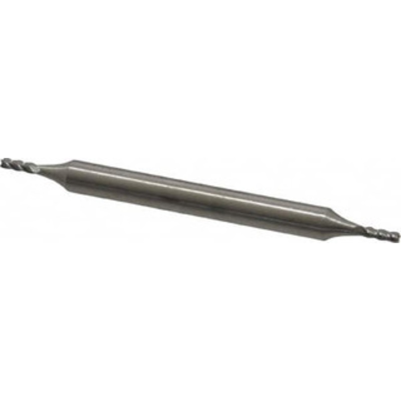 Made in USA 1/16, 3/16 LOC, 3/16 Shank Diam, 2-1/4 OAL, 4 Flute, Cobalt Square End Mill Double End, Uncoated 547-0062 – 71927040