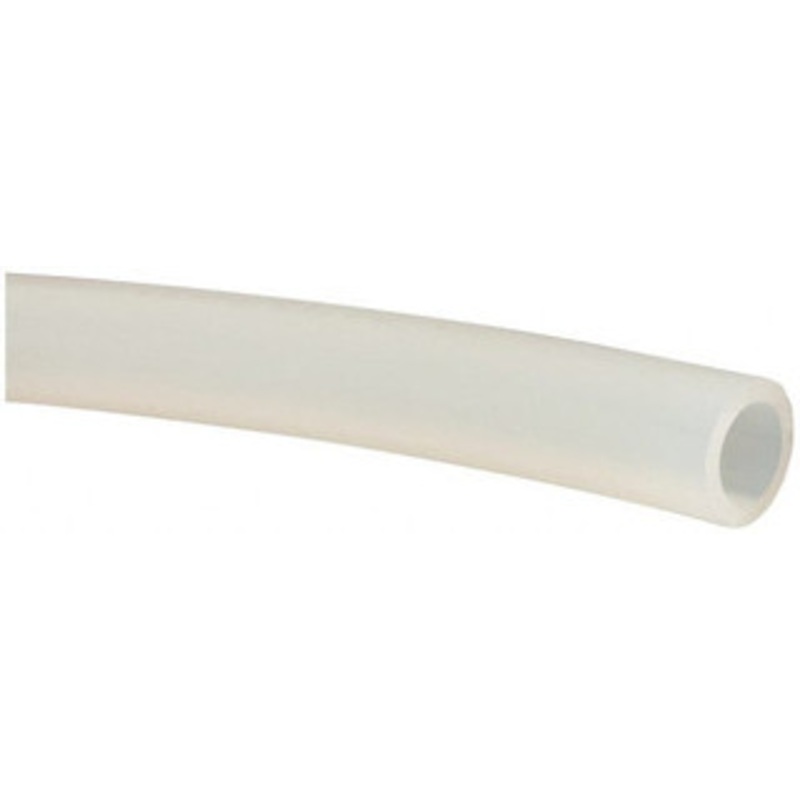 NewAge Industries 7/16 ID x 5/8 OD, 3/32 Wall Thickness, Cut to Length (100 ft. Standard Length) Silicone Tube Natural, 10 Max psi, 50 Shore A Hardness 2802240-100 – 48461040