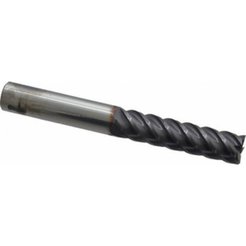 Niagara Cutter 1/2, 2 LOC, 1/2 Shank Diam, 4 OAL, 5 Flute, Solid Carbide Square End Mill Single End, TiAlN Finish, Spiral Flute, 45 Helix, Centercutting, Right Hand Cut, Right Hand Flute, Series S545 17003613 – 86709557