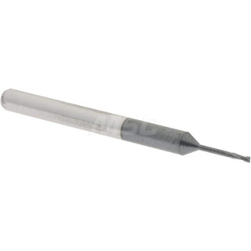Accupro 1/32, 3/32 LOC, 1/8 Shank Diam, 1-1/2 OAL, 2 Flute, Solid Carbide Square End Mill Single End, AlTiN Finish, Spiral Flute, 30 Helix, Centercutting, Right Hand Cut, Right Hand Flute 12176853 – 58747452