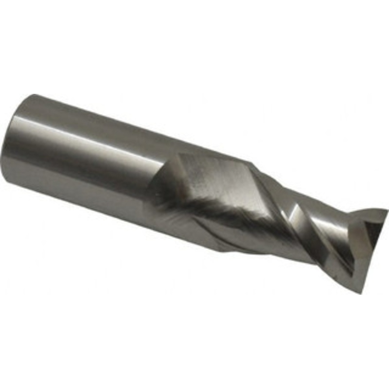 Accupro 11/16, 1 LOC, 3/4 Shank Diam, 3 OAL, 2 Flute, Solid Carbide Square End Mill Single End, Uncoated, Spiral Flute, 40 Helix, Centercutting, Right Hand Cut, Right Hand Flute 12181704 – 07765324