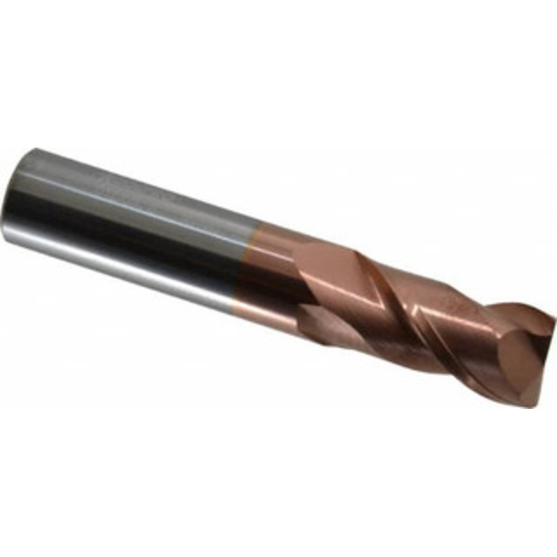 Accupro 16mm, 32mm LOC, 16mm Shank Diam, 89mm OAL, 2 Flute, Solid Carbide Square End Mill Single End, TiCN Finish, Spiral Flute, 40 Helix, Centercutting, Right Hand Cut, Right Hand Flute 12181522 – 01216928
