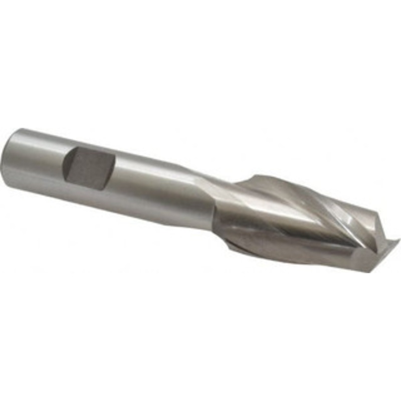 Cleveland 13/16, 1-1/2 LOC, 5/8 Shank Diam, 4 OAL, 2 Flute, High Speed Steel Square End Mill Single End, Uncoated, Spiral Flute, 30 Helix, Centercutting, Right Hand Cut, Right Hand Flute, Series HG-2 C41632 – 87393393