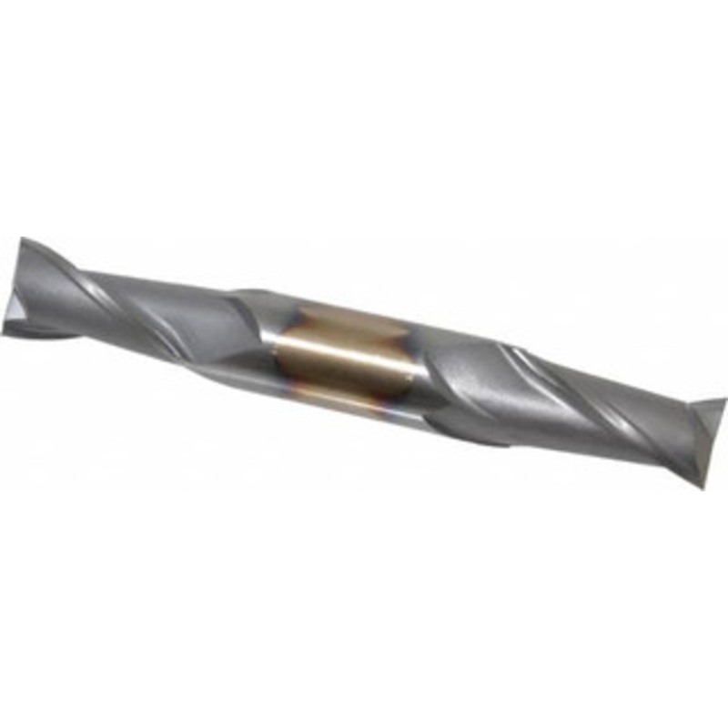 Cleveland 7/8, 1-9/16 LOC, 7/8 Shank Diam, 6-1/8 OAL, 2 Flute, High Speed Steel Square End Mill Double End, TiCN Finish, Spiral Flute, 30 Helix, Centercutting, Right Hand Cut, Right Hand Flute, Series HD-2 C33725 – 87391355