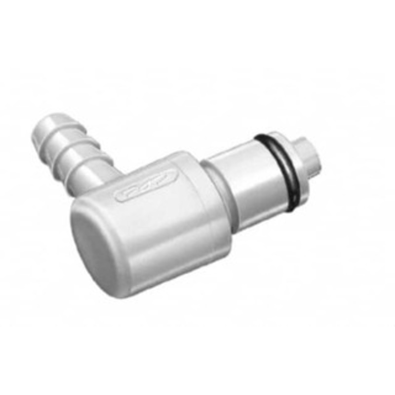 CPC Colder Products 1/8 Nominal Flow, 1/4 ID, Male, Elbow Hose Barb-Male Plug 120 Max psi, 32 to 160F, Polypropylene Coupling, EPDM O-Ring PMCD230412 – 48731574