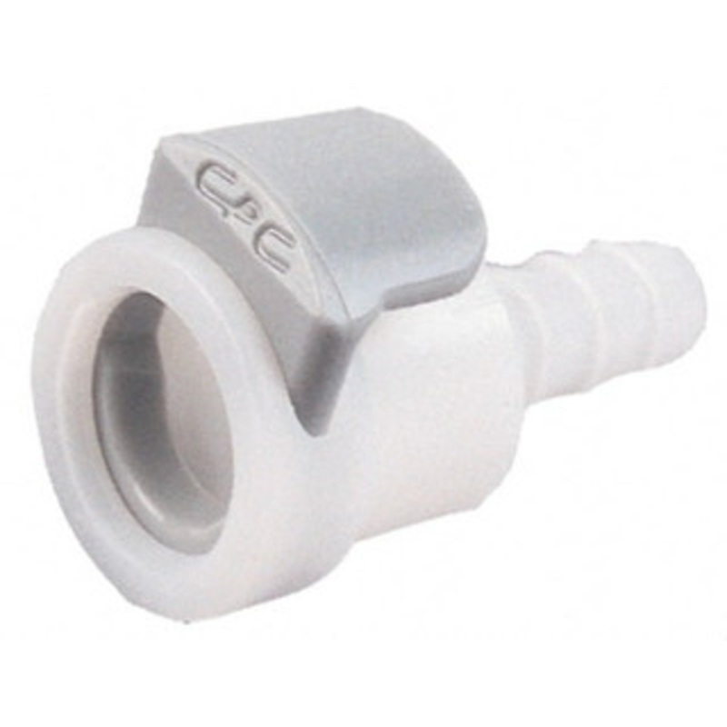 CPC Colder Products Acetal Push-to-Connect Tube Female Connector 120 Max psi, 1/4 Inside Diam, White 42100 – 85300689