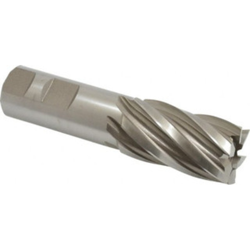 Hertel 1-1/8, 2 LOC, 1 Shank Diam, 4-1/2 OAL, 6 Flute, High Speed Steel Square End Mill Single End, Uncoated, Spiral Flute, 30 Helix, Right Hand Cut, Right Hand Flute E1032903 – 41118480