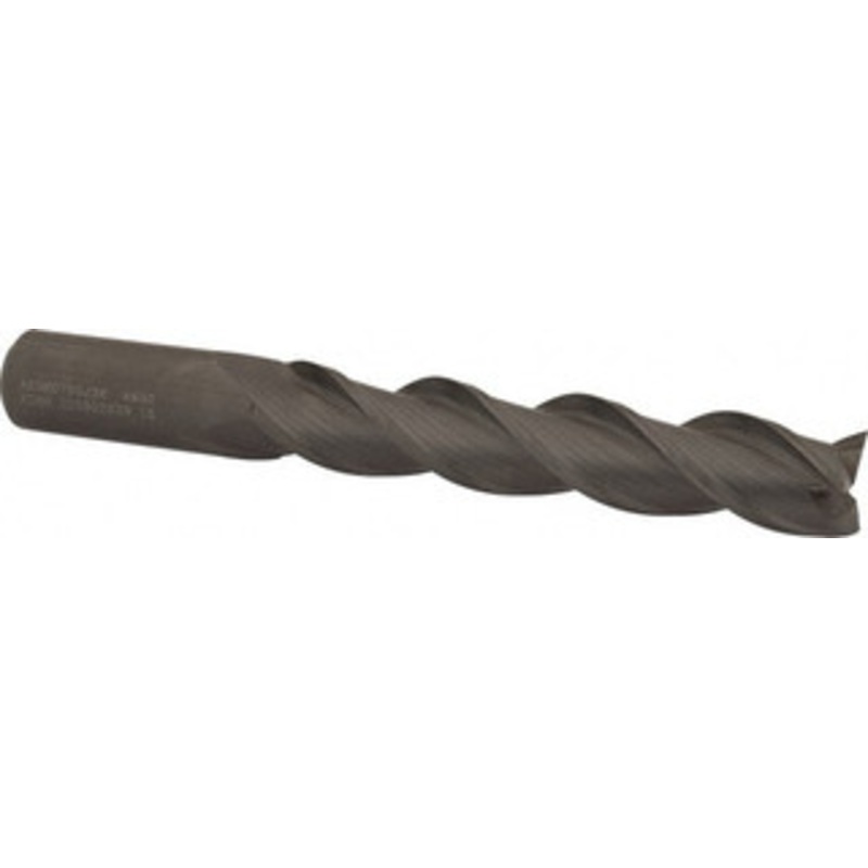 Kennametal 3/4, 4 LOC, 3/4 Shank Diam, 6-1/4 OAL, 3 Flute, Solid Carbide Square End Mill Single End, Uncoated, Spiral Flute, 37 Helix, Centercutting, Right Hand Cut, Right Hand Flute, Series AADE 5051852 – 71095863