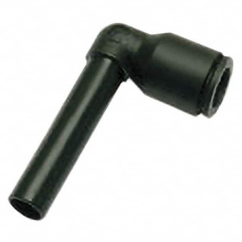 Legris Plastic Push-To-Connect Tube Fittings, Type: Extended Male Elbow, Tube Outside Diameter (mm): 8, Maximum Working Pressure (psi): 290.00, Material: Plastic, Color: Black, Maximum Work Temperature (F): 176 3184 08 00 – 31480320