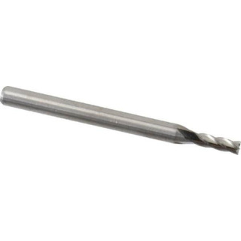 M.A. Ford 0.085, 0.255 LOC, 1/8 Shank Diam, 1-1/2 OAL, 4 Flute, Solid Carbide Square End Mill Single End, Uncoated, Spiral Flute, 30 Helix, Centercutting, Right Hand Cut, Right Hand Flute, Series 111 11108500 – 76568955