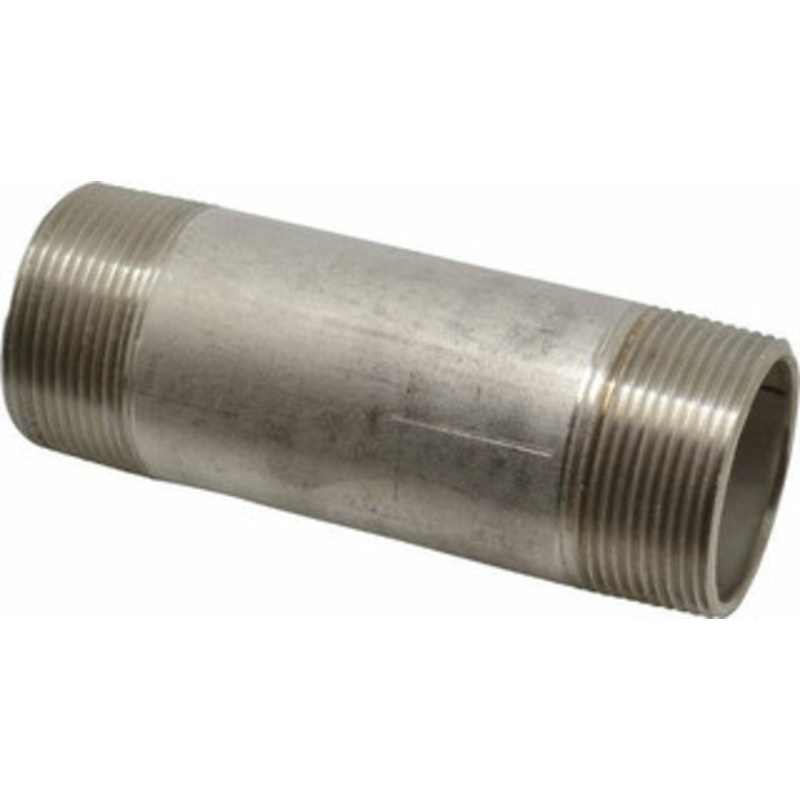 Merit Brass 1-1/2 x 5 316/316L Stainless Steel Pipe Nipple Welded, Threaded, Schedule 40 6024-500 – 36905289