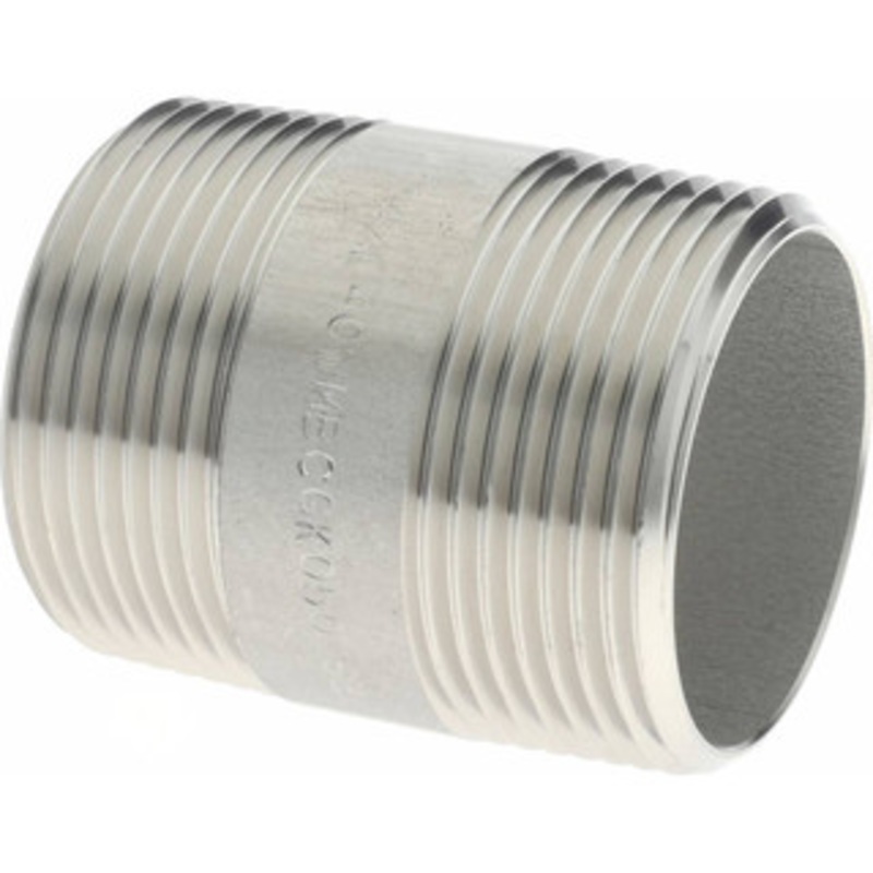 Merit Brass 1-1/4 x 2 304/304L Stainless Steel Pipe Nipple Welded, Threaded, Schedule 40 4120-200 – 36903888