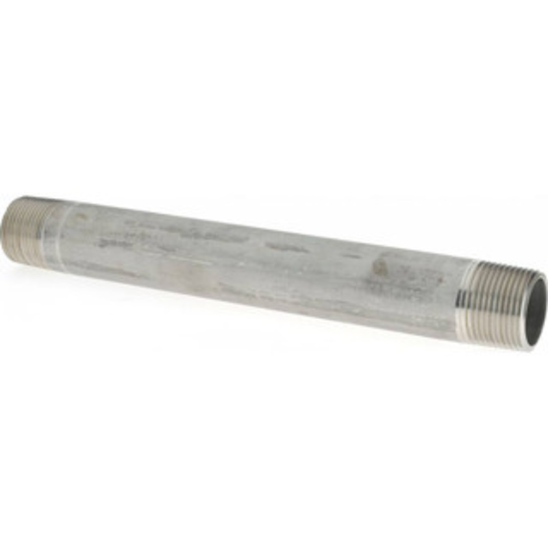 Merit Brass 1 x 10 304/304L Stainless Steel Pipe Nipple Welded, Threaded, Schedule 40 4016-1000 – 36903854